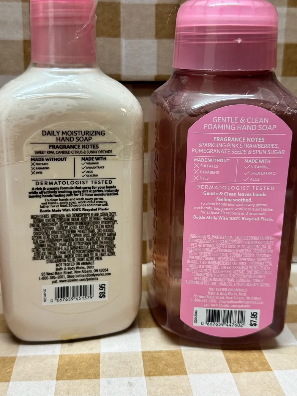 NEW B&BW (3) Foaming Hand Soaps ,Snowy Peach Berry,Pink Kiwi Berry, Sweet Berry